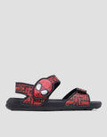 Marvel Slingback Spider Print Boys Sandals
