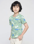 Little M Short Sleeve Shirt Seasonal Corak