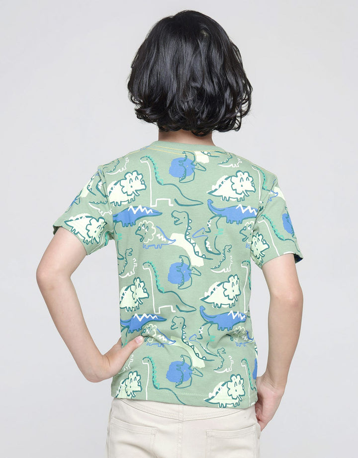 Little M Short Sleeve Shirt Seasonal Corak