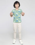 Little M Short Sleeve Shirt Seasonal Corak
