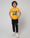 Little M Short Sleeve T-Shirt Firetruck Beep Aplikasi