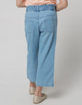 Little M Denim Long Pants Kulot Print Unicorn