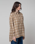 Nevada Long Sleeve Shirt Oversize Check Flannel