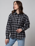 Nevada Flannel Woven Check Kemeja Wanita