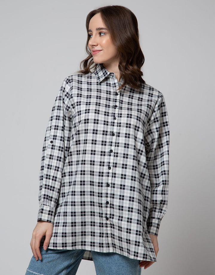 Nevada Long Sleeve Shirt Long Check