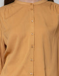 St. Yves Long Sleeve Blouse Rayon Twill