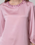 St. Yves Sateen Sequin Dress Wanita