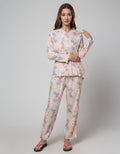 Disney Long Sleeve Pajama Pants Bambi Bloom Rayon