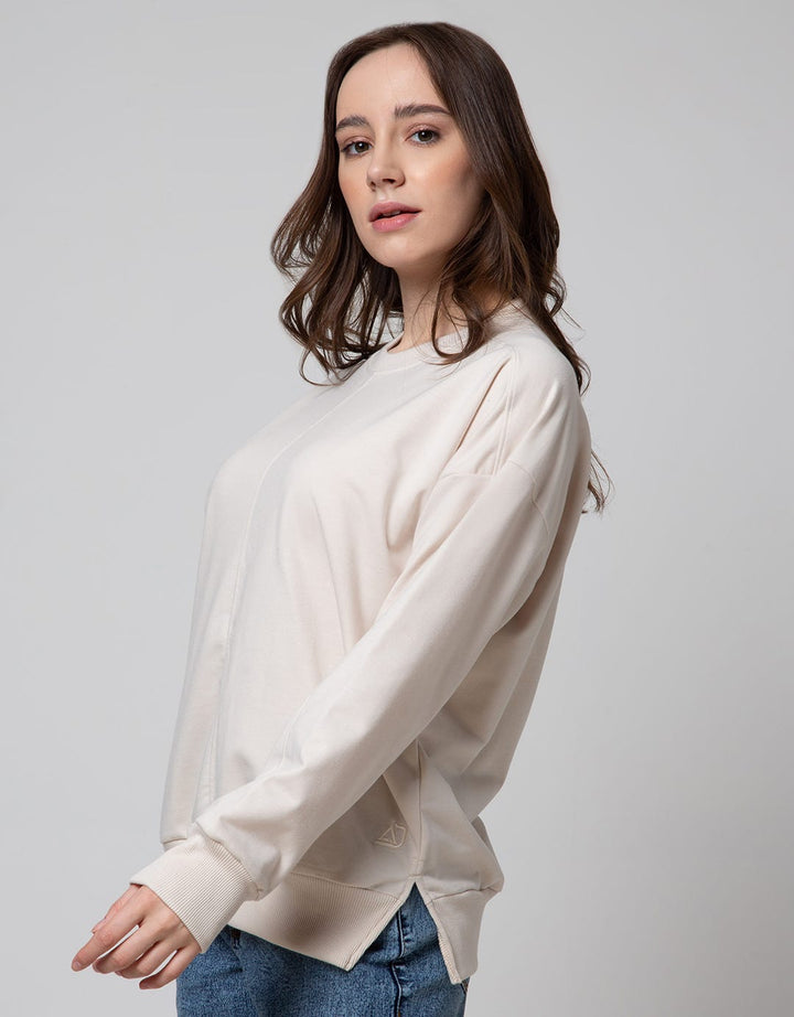 American Jeans Sweatshirt Cut N Sewn Side Slit