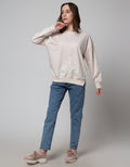 American Jeans Sweatshirt Cut N Sewn Side Slit