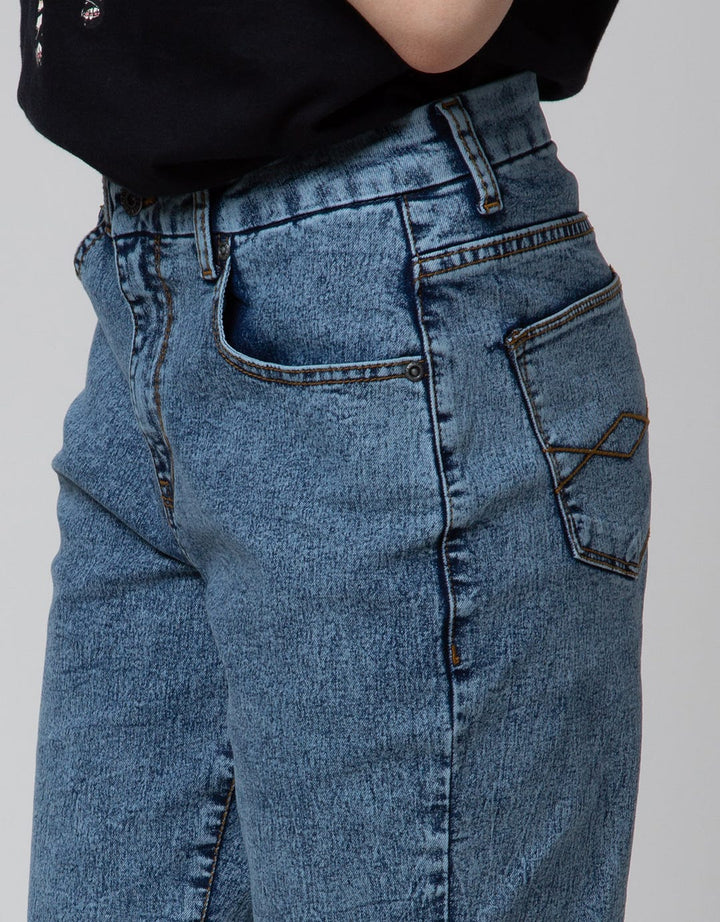 Nevada Denim Long Pants Regular Fashion
