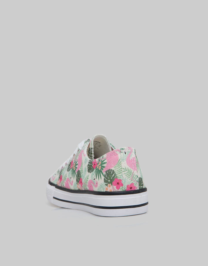 Nevada Flower Print Sneakers Wanita