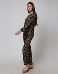 St. Yves Long Sleeve Pajama Pants Colorful Palm