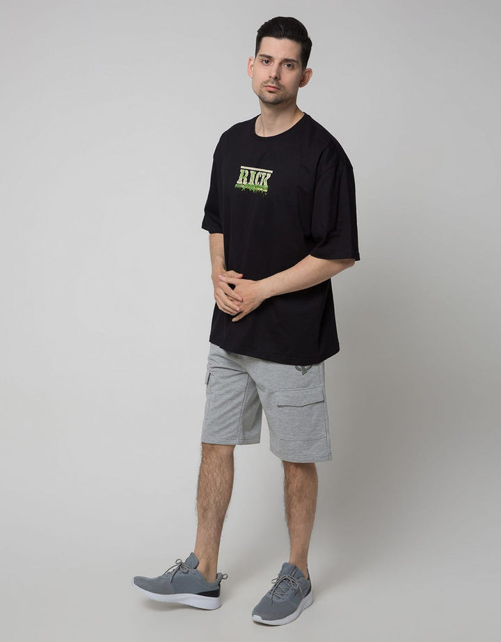 Nevada Short Sleeve T-Shirt Wb Print Ricky And Morty Oversized