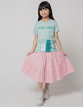 Little M Maxi Skirt Tumpuk Ruffle
