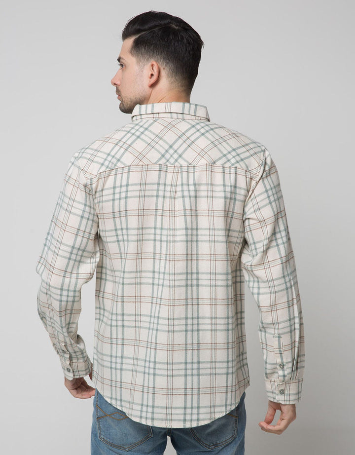 Details Yarndyed Kemeja Flannel Pria