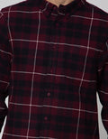 Details Long Sleeve Shirt Flannel Check