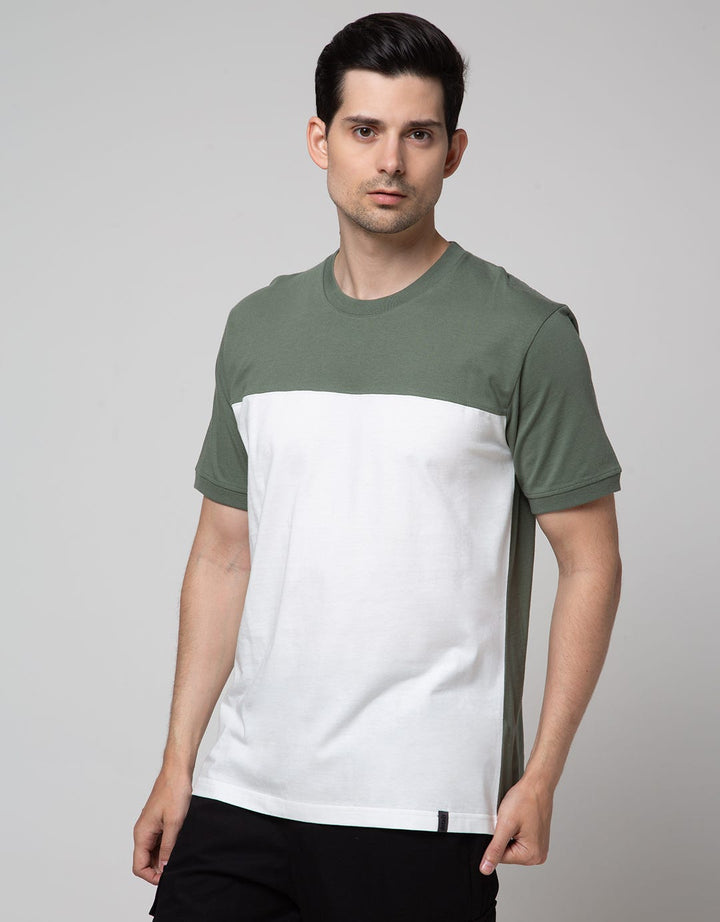 Details Rib Cuff Casual Men's T-Shirt