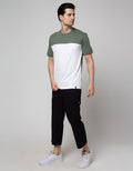 Details Rib Cuff Casual Men's T-Shirt