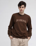 Details of Embro Diamond Print Jumper Sweatshirt Regular Fit