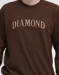 Details of Embro Diamond Print Jumper Sweatshirt Regular Fit