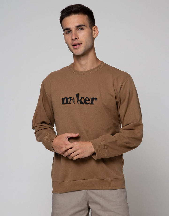 Details Sweater Jumper Emboss Hd Maker Reguler Fit