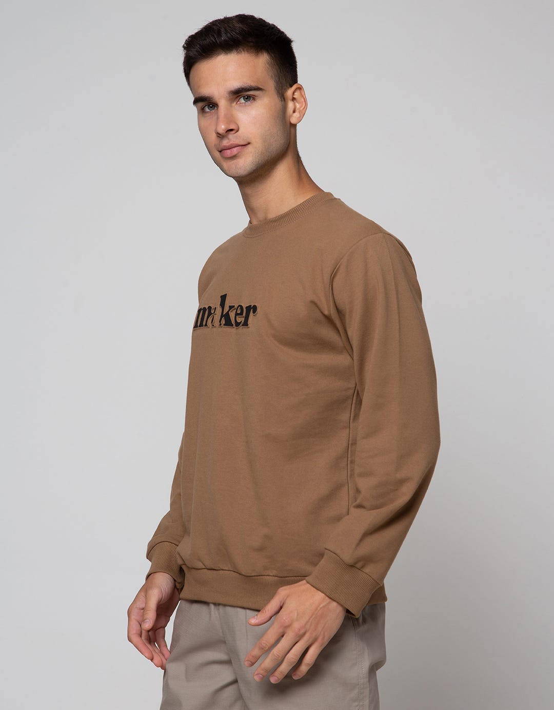 Details Sweater Jumper Emboss Hd Maker Reguler Fit