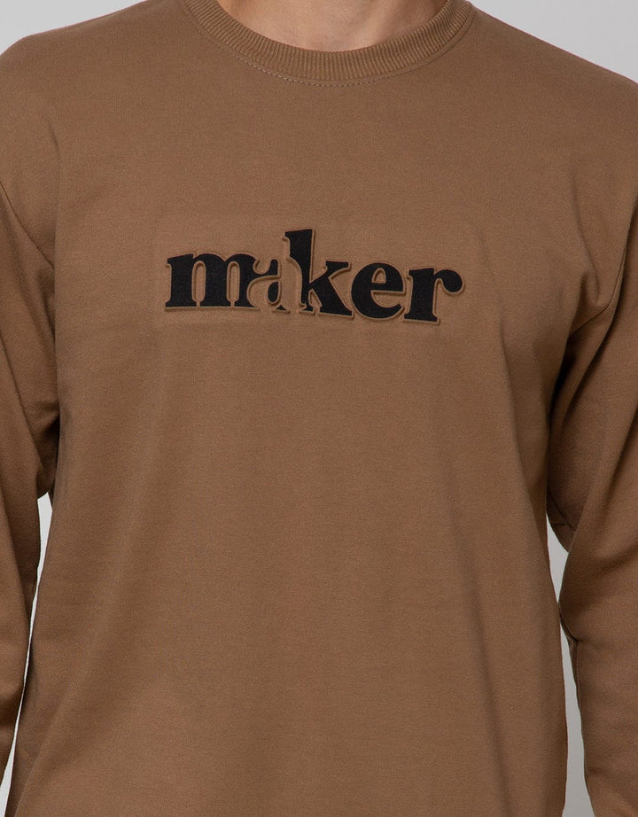 Details Sweater Jumper Emboss Hd Maker Reguler Fit