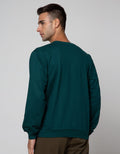 Details Sweater Jumper Round Neck Emboss
