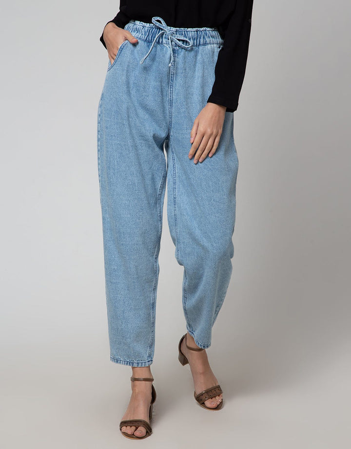 Nevada Denim Long Pants Denim Look Balon