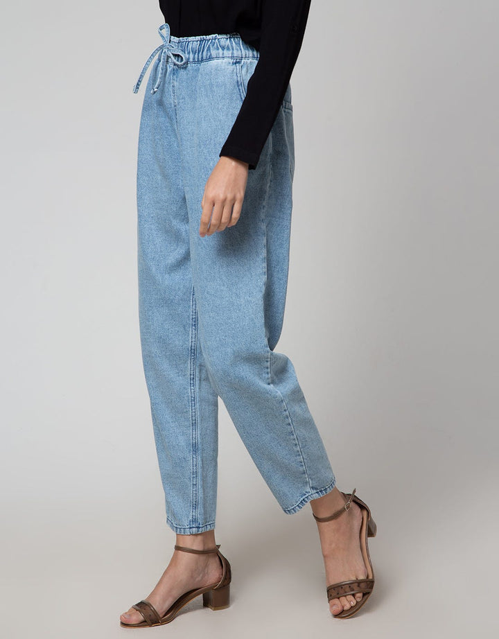 Nevada Denim Long Pants Denim Look Balon