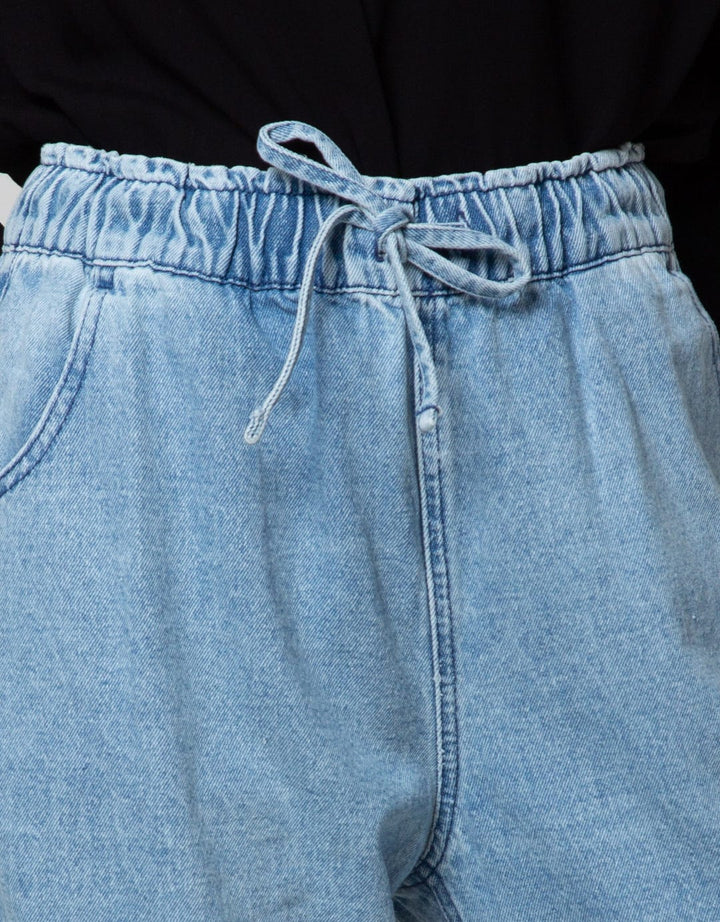Nevada Denim Long Pants Denim Look Balon