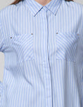Details Stripe On Kemeja Wanita