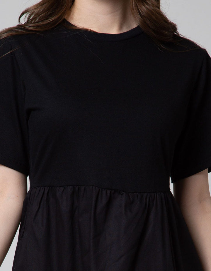 Fabric Details for Women's Combi Midi Dress
