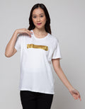 Details Print Love Kaos Wanita