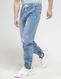 Nevada Jogger Denim Ripped Recycle Cotton
