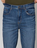 Nevada Denim Long Pants Slim Fit Whisk And Spray