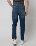 Nevada Denim Long Pants Skinny Fit Ripped Unfinished