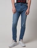 Nevada Skinny Fit Celana Denim Pria