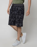 Nevada Short Pants Rib Bottom Print Abstract