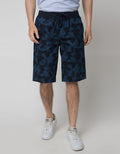 Nevada Short Pants Rib Bottom Print Abstract