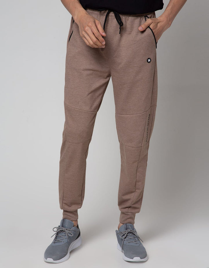 Nevada Zipp Knit Celana Jogger Pria