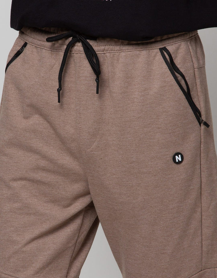 Nevada Zipp Knit Celana Jogger Pria
