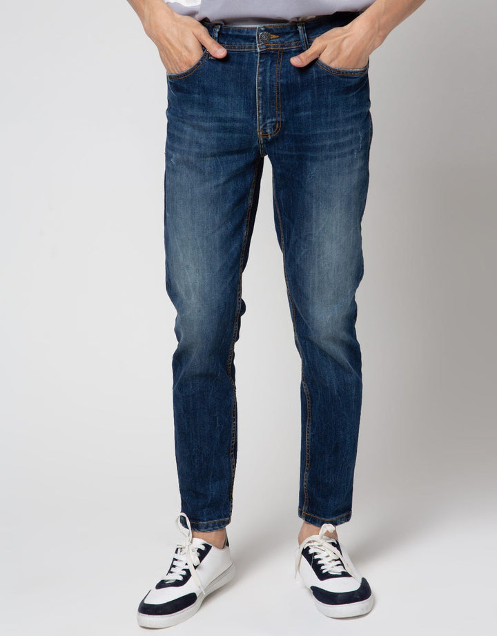 Nevada Slim Fit Tagging Celana Denim Pria