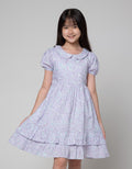 Sweet Miss Flower Twig Dress for Girls