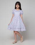 Sweet Miss Flower Twig Dress for Girls