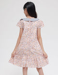 Sweet Miss Flower Collar Midi Dress Anak Perempuan