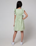Sweet Miss Short Sleeve Midi Dress Overall Kotak