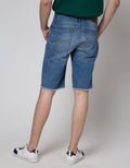 Nevada Denim Short Pants Ripped Unfinished