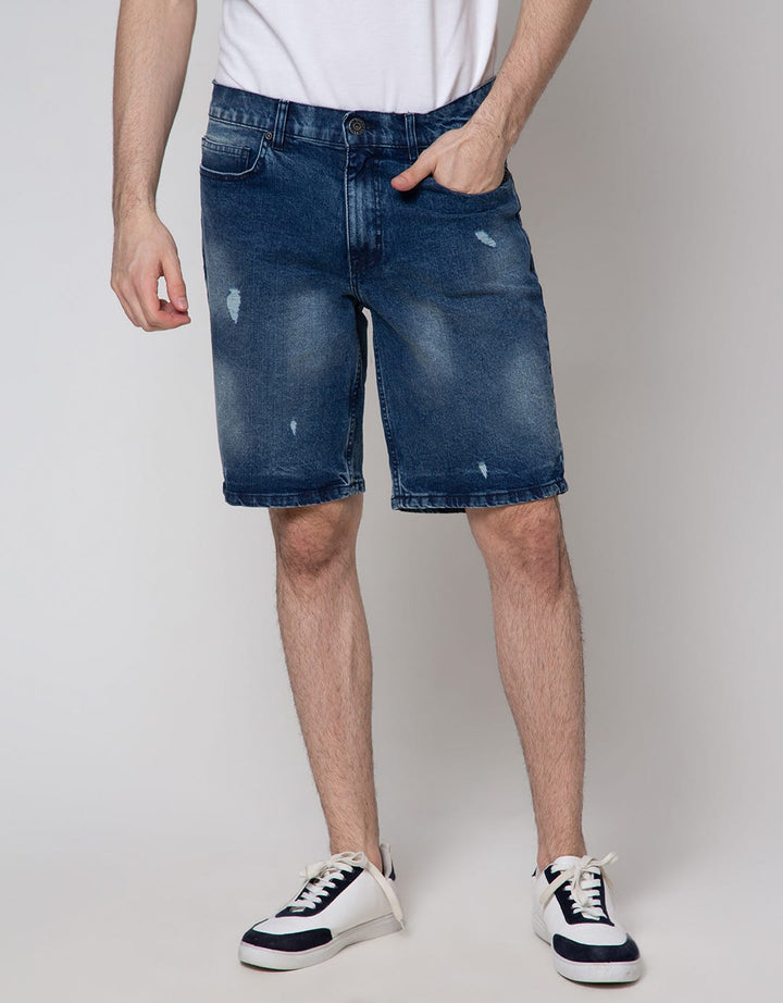 Nevada Denim Short Pants Slim Fit Recylce